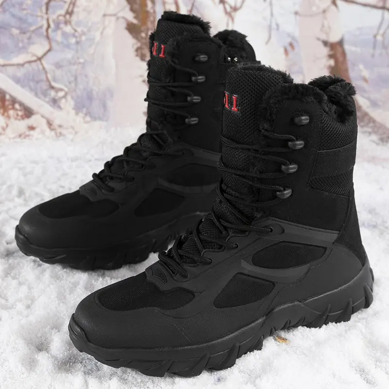 Winter Boots for Men Military Tactical Boots Top Quality Work Safety Shoes Lightweigh Outdoor Combat Motocycle Male Shoes
Winter Boots for Men Military Tactical Boots Top Quality Work Safety Shoes Lightweigh Outdoor Combat Motocycle Male Shoes