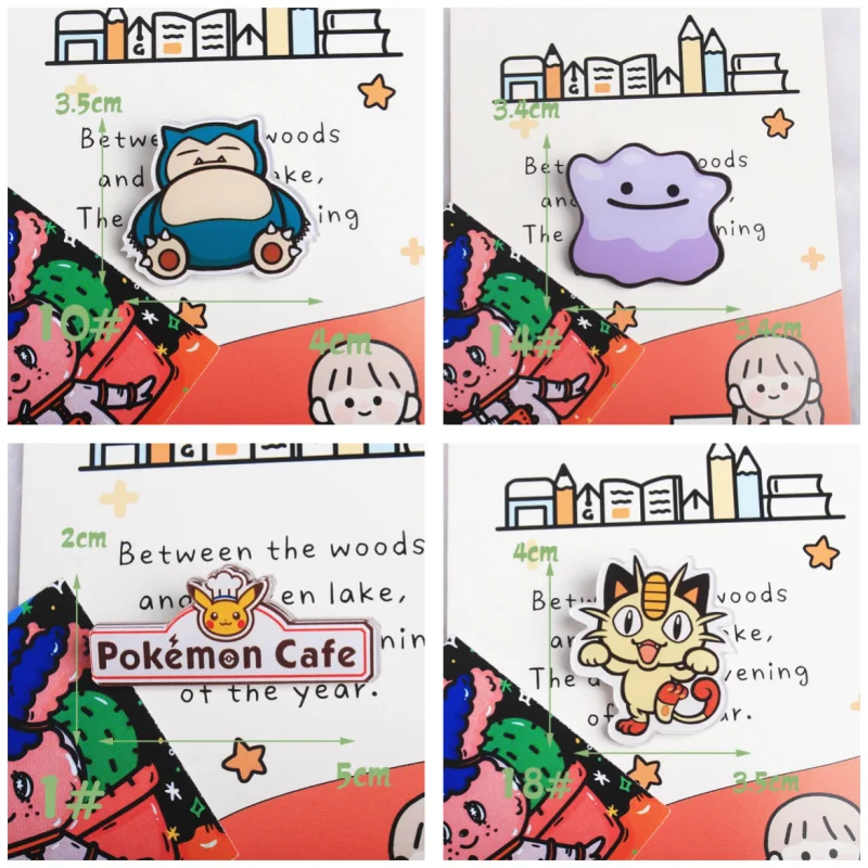 Pokemon Brooch Badge Clothing Bag Decoration Accessories Children's Toys Cartoon Animation Cute Snorlax Bulbasaur Holiday Gift
Pokemon Brooch Badge Clothing Bag Decoration Accessories Children's Toys Cartoon Animation Cute Snorlax Bulbasaur Holiday Gift