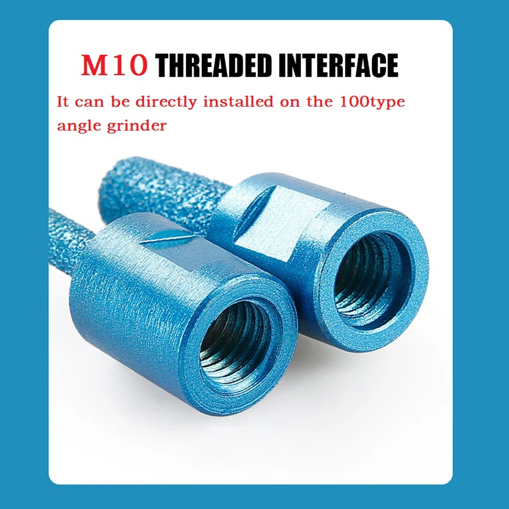 3PCS M10 Thread Vaccum Brazed Diamond Finger Bit M14 Brazed Milling Cutter For Ceramic Tile Porcelain Hard Ceramic Marble
3PCS M10 Thread Vaccum Brazed Diamond Finger Bit M14 Brazed Milling Cutter For Ceramic Tile Porcelain Hard Ceramic Marble