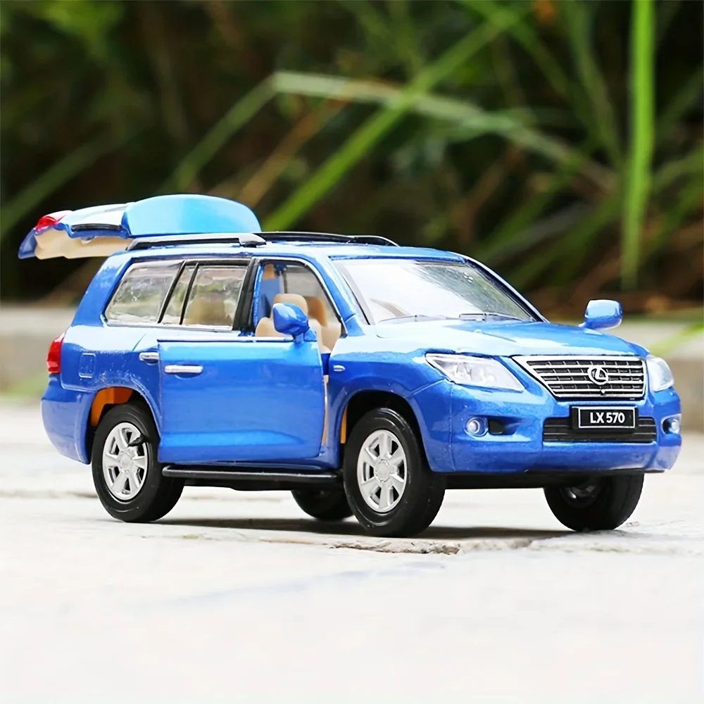 1:36 Lexus LX570 painted racing car alloy simulation car model collection model open door boomerang car toys Christmas gifts
1:36 Lexus LX570 painted racing car alloy simulation car model collection model open door boomerang car toys Christmas gifts