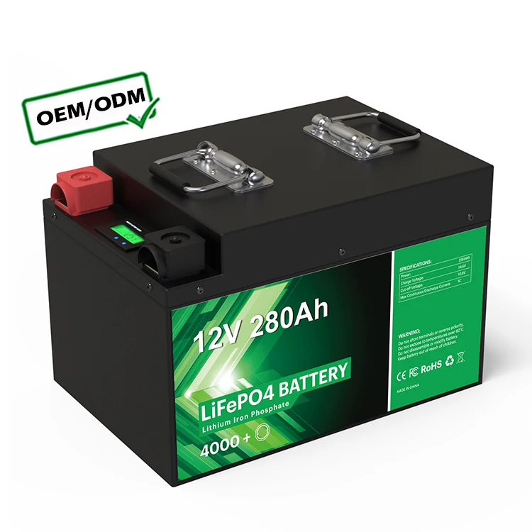 5 Years Warranty 6000 Deep Cycles Built-in BMS 4S1P Lifepo Akku LiFePO4 Pack Battery 12V 280Ah
5 Years Warranty 6000 Deep Cycles Built-in BMS 4S1P Lifepo Akku LiFePO4 Pack Battery 12V 280Ah