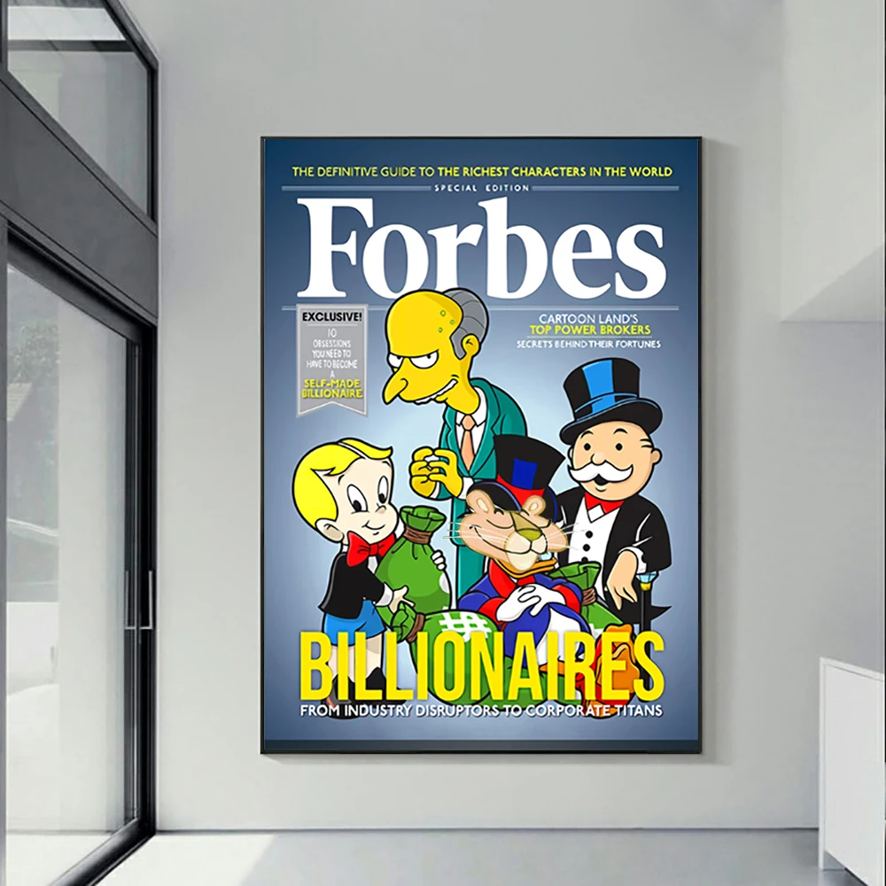 Abstract Forbes Billionaires Graffiti Posters Wall Art Pictures Canvas Paintings Decoration for Living Room Bedroom Home Decor
Abstract Forbes Billionaires Graffiti Posters Wall Art Pictures Canvas Paintings Decoration for Living Room Bedroom Home Decor
