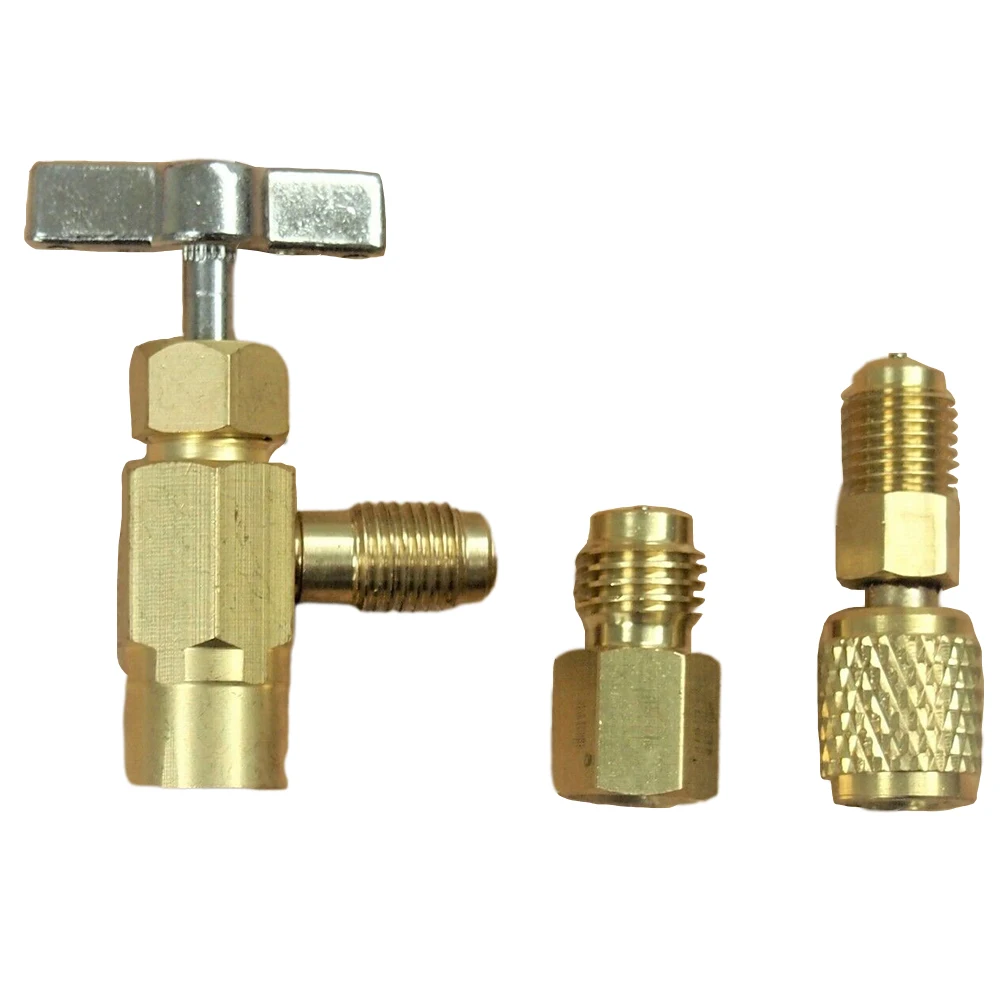 Parts ADAPTERS 1/2" ACME LH 1/4" SAE 3pcs/set Fit For R12 R134a Replacement Self Sealing R1234yf AC Can Useful
Parts ADAPTERS 1/2" ACME LH 1/4" SAE 3pcs/set Fit For R12 R134a Replacement Self Sealing R1234yf AC Can Useful