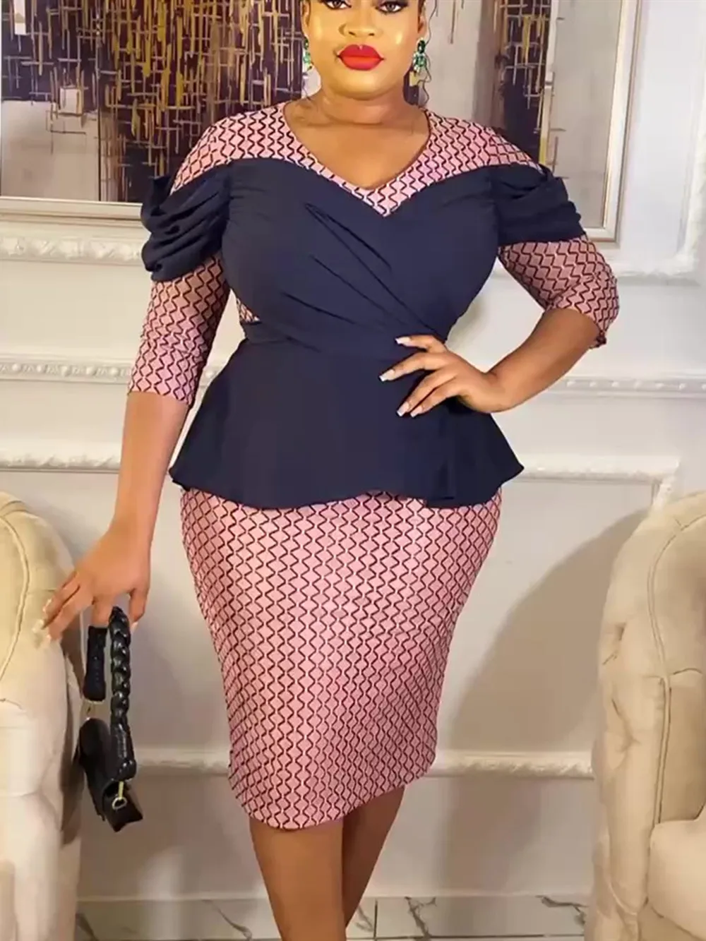 Elegant African Dresses for Women Summer Africa Clothing Plus Size Wedding Party Dress Dashiki Ankara Office Lady Outfits Robe
Elegant African Dresses for Women Summer Africa Clothing Plus Size Wedding Party Dress Dashiki Ankara Office Lady Outfits Robe