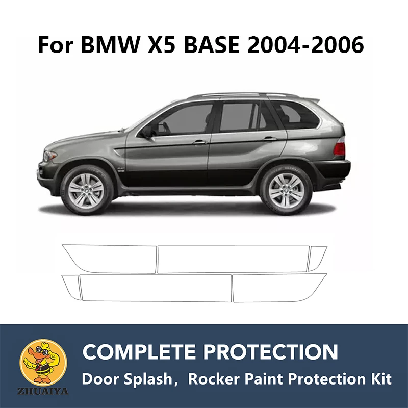 PreCut Rocker Panels Paint Protection Clear Bra Guard Kit TPU PPF For BMW X5 BASE 2004-2006
PreCut Rocker Panels Paint Protection Clear Bra Guard Kit TPU PPF For BMW X5 BASE 2004-2006