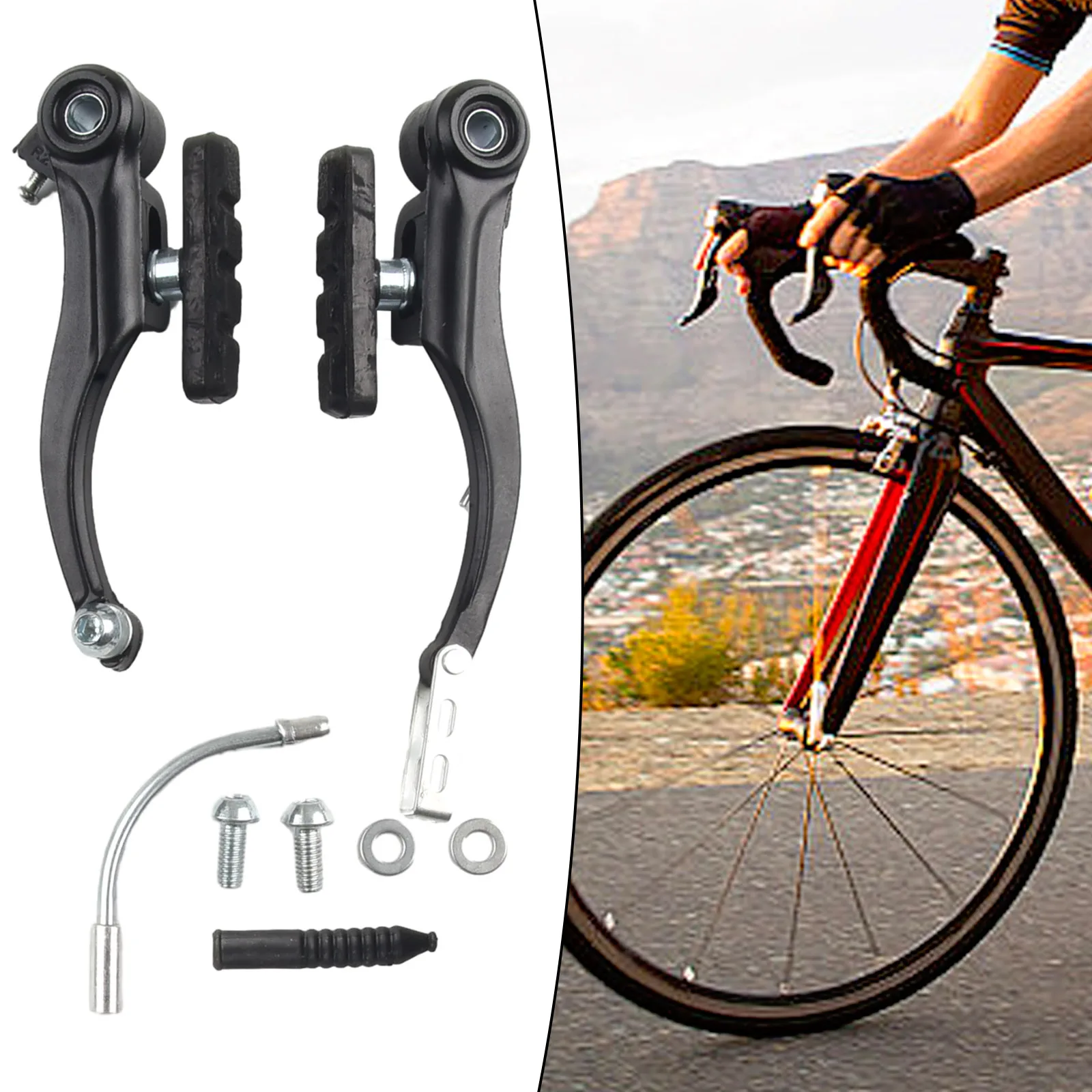 MTB Road Bike V Brake Front Rear Universal Mountain Bicycle Brakes Caliper Cantilever Road Mountain Bicycle Cycling Accessories
MTB Road Bike V Brake Front Rear Universal Mountain Bicycle Brakes Caliper Cantilever Road Mountain Bicycle Cycling Accessories