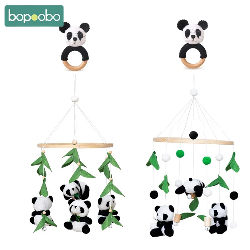 2PC/set Panda Rattle Set Newborn Panda Bamboo Leaf Bed Bell for Baby Crib Bed Wood Bell Mobile Carousel Cot Kid Musical Toy Gift
2PC/set Panda Rattle Set Newborn Panda Bamboo Leaf Bed Bell for Baby Crib Bed Wood Bell Mobile Carousel Cot Kid Musical Toy Gift