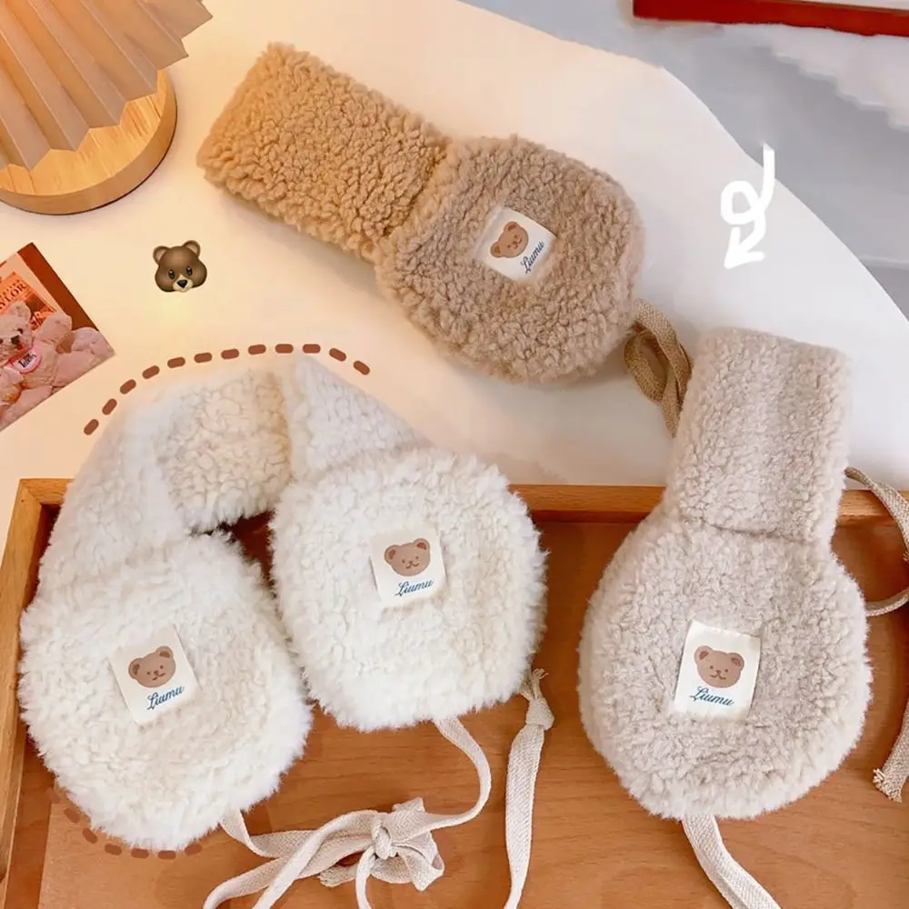 Fashion Ear Warmer Women Men Cute Bear Ear-Muffs Tie Earflaps Winter Warm Soft Plush Earmuffs
Fashion Ear Warmer Women Men Cute Bear Ear-Muffs Tie Earflaps Winter Warm Soft Plush Earmuffs