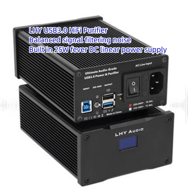 LHY USB3.0 HiFi очиститель сбалансированный сигнал фильтрация шум встроенный 25 Вт Линейный источник питания постоянного тока
LHY USB3.0 HiFi очиститель сбалансированный сигнал фильтрация шум встроенный 25 Вт Линейный источник питания постоянного тока