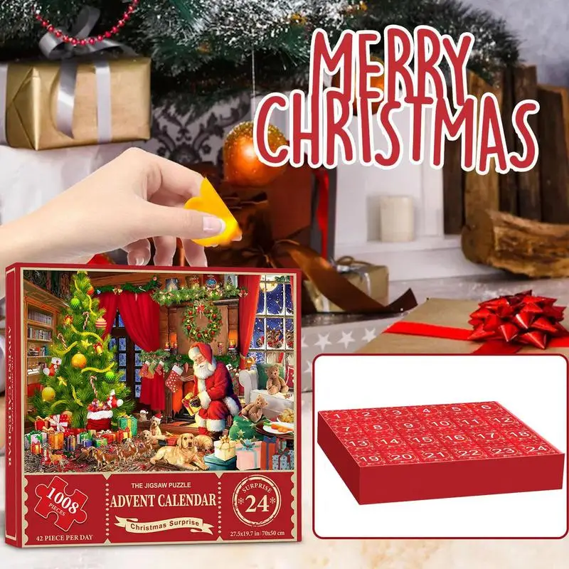 Christmas Advent Jigsaw Puzzles 1008 Pieces 24 Days Countdown To Christmas Puzzle Christmas Gift For Adults Teens Girls Boys
Christmas Advent Jigsaw Puzzles 1008 Pieces 24 Days Countdown To Christmas Puzzle Christmas Gift For Adults Teens Girls Boys