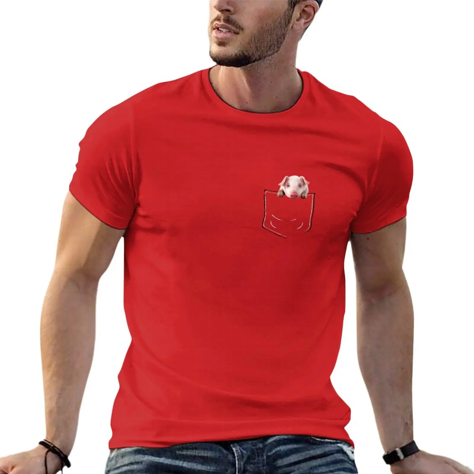 New Piggy in my pocket! T-Shirt boys white t shirts Tee shirt t shirt for men
New Piggy in my pocket! T-Shirt boys white t shirts Tee shirt t shirt for men