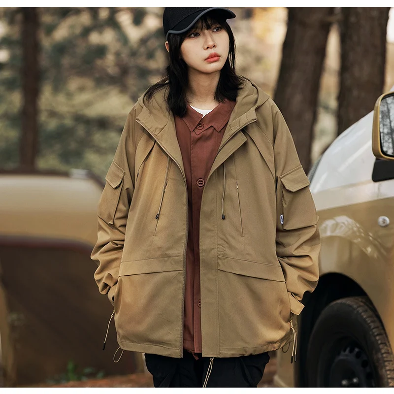 Spring New Hiking Climbing Outerwear Windproof Jacket Hooded Coats Men Women Loose Patchwork Zipper Hat Jackets Plus Size
Spring New Hiking Climbing Outerwear Windproof Jacket Hooded Coats Men Women Loose Patchwork Zipper Hat Jackets Plus Size