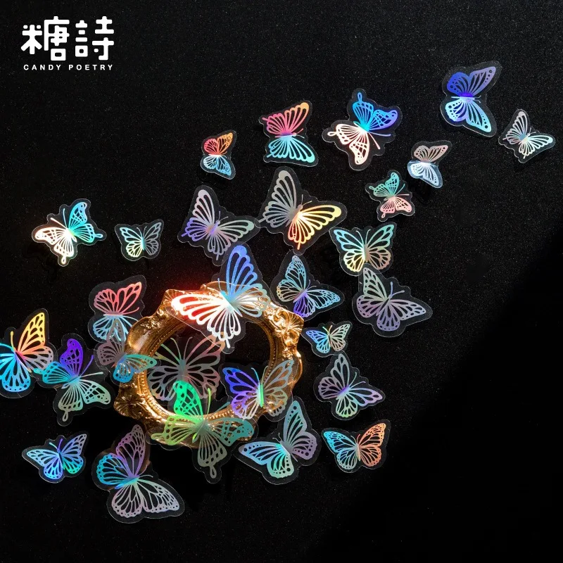 30Pieces/Pack Colorful Butterfly Retro Art Handbook Diary DIY Decoration PET Sticker for Album Notebook
30Pieces/Pack Colorful Butterfly Retro Art Handbook Diary DIY Decoration PET Sticker for Album Notebook