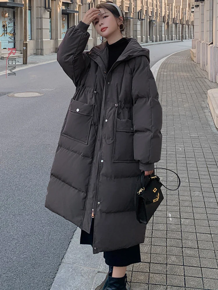 LANMREM Winter Warm Mid Length Cotton Coat Women Fashion Hooded Pockets Loose Fit Solid Color Clothing Female 2023 New 2AA2108
LANMREM Winter Warm Mid Length Cotton Coat Women Fashion Hooded Pockets Loose Fit Solid Color Clothing Female 2023 New 2AA2108