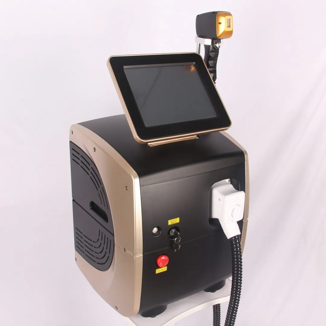 

Professional Diode Ice Titanium Laser Body Hair Removal Machine 2024 Portable 808 755 Alexandrite Device 3 waves IPL Permanent