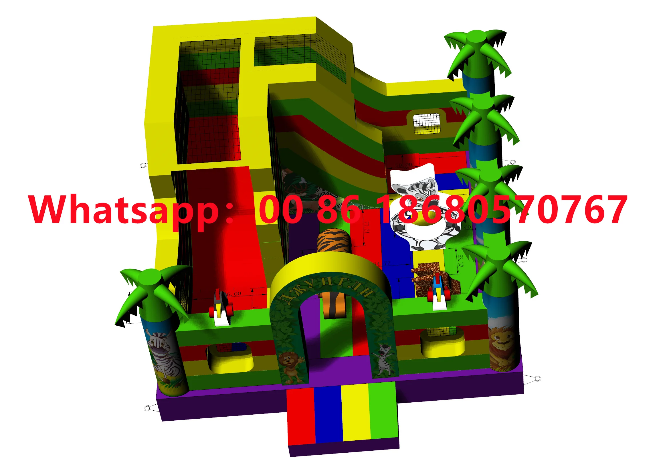 Factory hot -sales room jungle theme inflatable slide castle trampoline combination park
Factory hot -sales room jungle theme inflatable slide castle trampoline combination park