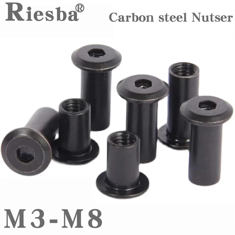 50/ 20/ 10PCS M3 M4 M5 M6 M8 Black Carbon Steel Large Flat Hex Hexagon Socket Head Rivet Connector Insert Joint Sleeve Cap Nut
50/ 20/ 10PCS M3 M4 M5 M6 M8 Black Carbon Steel Large Flat Hex Hexagon Socket Head Rivet Connector Insert Joint Sleeve Cap Nut