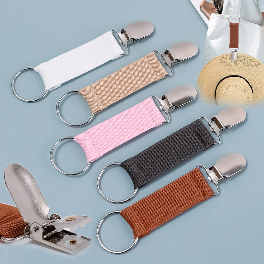 Elastic Strap Buckle Clip & Keyring for Hat Scarf Glove Clips Hanging on Backpack Luggage Travel Bag Outdoor Hiking Alloy Hooks
Elastic Strap Buckle Clip & Keyring for Hat Scarf Glove Clips Hanging on Backpack Luggage Travel Bag Outdoor Hiking Alloy Hooks