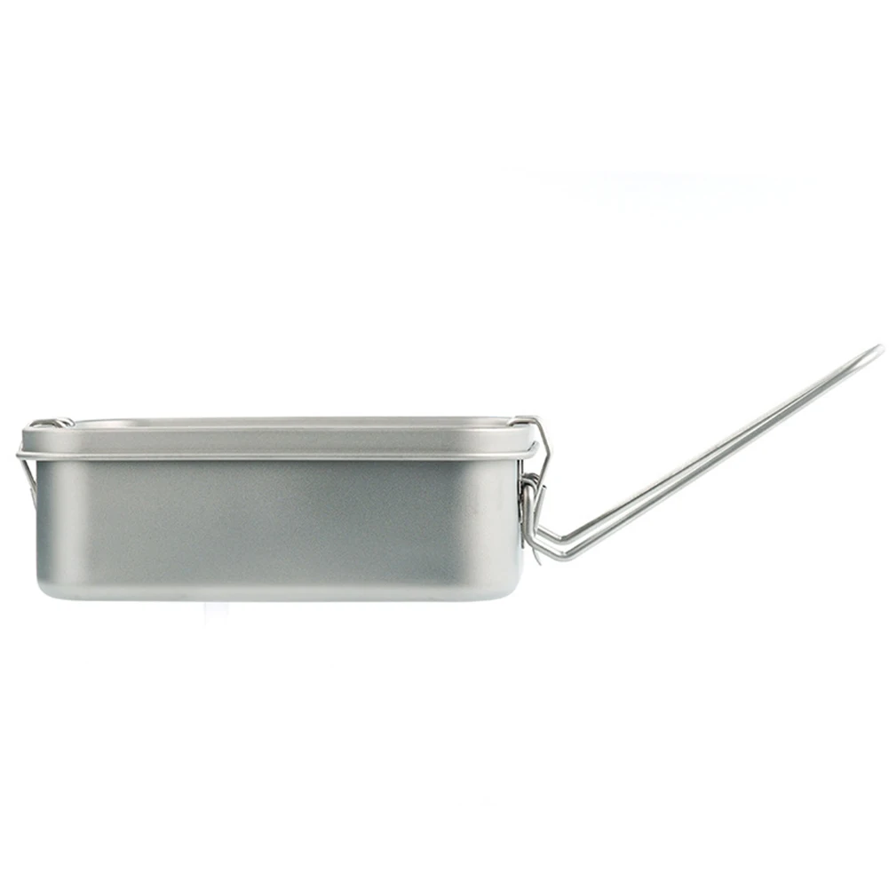 800ml Titanium Lunch Box With Handle Leak-Proof Camping Food Storage Steaming Rack Foldable Grab Handle With Storage
800ml Titanium Lunch Box With Handle Leak-Proof Camping Food Storage Steaming Rack Foldable Grab Handle With Storage