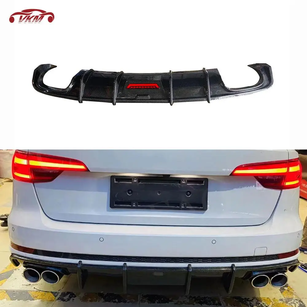 For Audi A4 2019 Station Wagon Avant Dry Carbon Fiber Rear Bumper Diffuser Splitter Rear Guard Extension Spoiler Car Accessories
For Audi A4 2019 Station Wagon Avant Dry Carbon Fiber Rear Bumper Diffuser Splitter Rear Guard Extension Spoiler Car Accessories