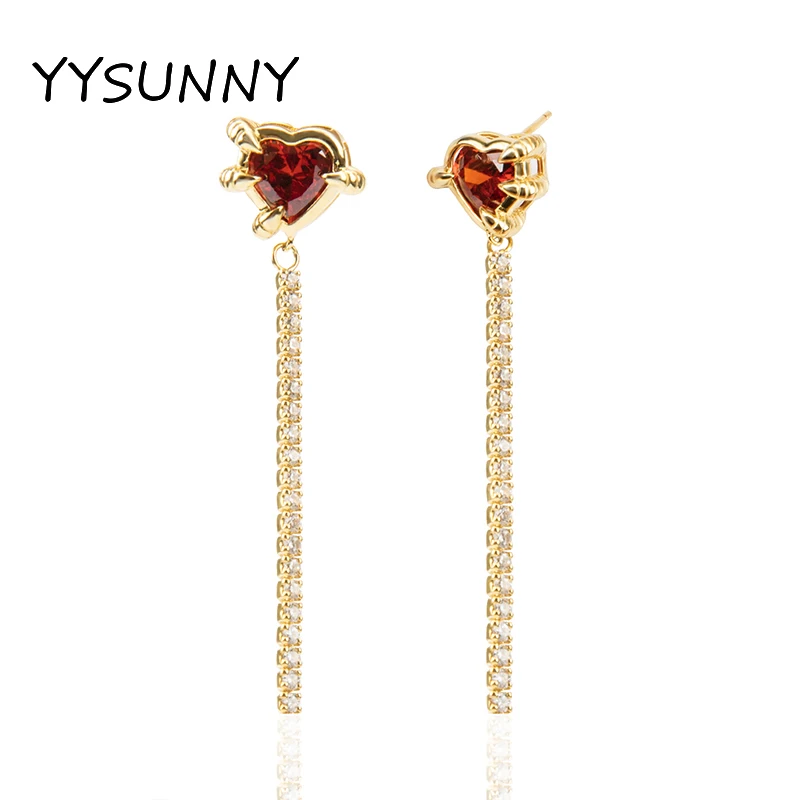 Модные элегантные серьги YYSUNNY в виде лап животных, инкрустированные Рубином, сердцем для женщин, серебро 925 пробы, позолоченные женские высокие ювелирные изделия
Модные элегантные серьги YYSUNNY в виде лап животных, инкрустированные Рубином, сердцем для женщин, серебро 925 пробы, позолоченные женские высокие ювелирные изделия