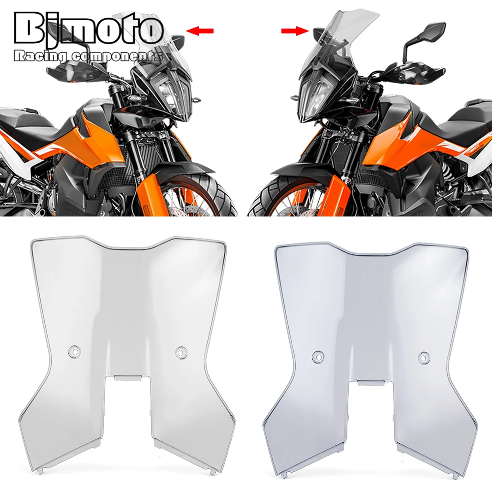 Windshield Windscreen for KTM 790 890 Adventure ADV 2019 2020 2021 2022 Motorcycle Wind Screen Shield Deflector 890 ADVENTURE 
Windshield Windscreen for KTM 790 890 Adventure ADV 2019 2020 2021 2022 Motorcycle Wind Screen Shield Deflector 890 ADVENTURE