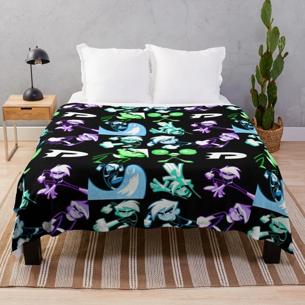 

Danny Phantom Glow Poster Throw Blanket Thin Blankets Soft Blanket Luxury Designer Blanket