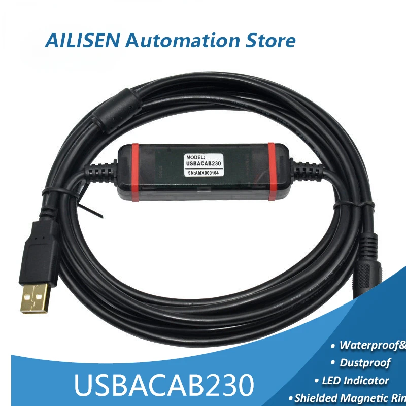 FTDI Chip USBACAB230 High Speed USB-DVP Programming Data Download Cable DVP ES EE SS Suitable For Delta PLC
FTDI Chip USBACAB230 High Speed USB-DVP Programming Data Download Cable DVP ES EE SS Suitable For Delta PLC