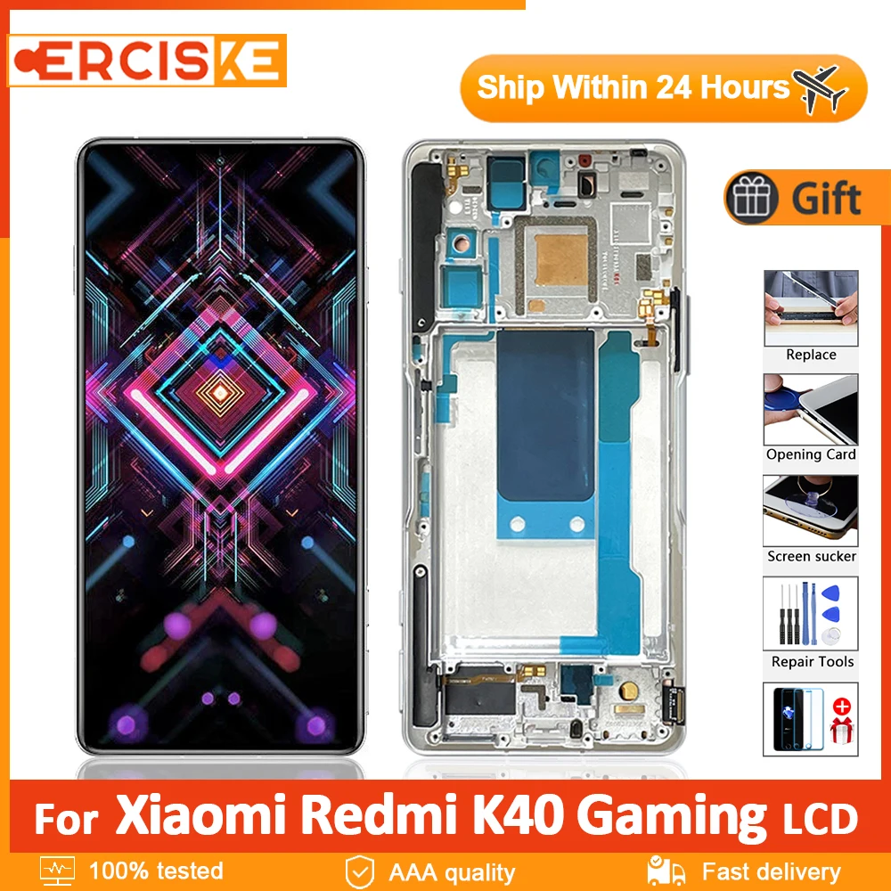 Original OLED LCD Display Touch Screen Digitizer Assembly Panel, Xiaomi Redmi K40 Gaming Edition, M2012K10C, M2104K10AC, 6.67"
Original OLED LCD Display Touch Screen Digitizer Assembly Panel, Xiaomi Redmi K40 Gaming Edition, M2012K10C, M2104K10AC, 6.67"