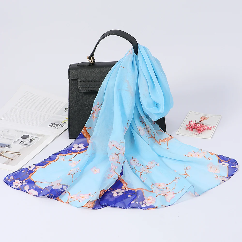 New Floral Summer Women Silk Scarf Bandana Chiffon Georgette Bandana Female Elegant Shawl Hijab Hairscarves Beach Scarf Bandana
New Floral Summer Women Silk Scarf Bandana Chiffon Georgette Bandana Female Elegant Shawl Hijab Hairscarves Beach Scarf Bandana