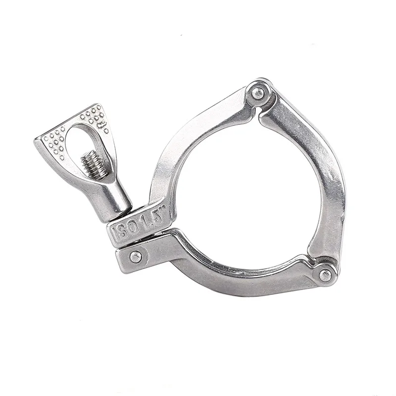 SAP 1.5" 2" 2.5" 3" 3.5" 304 Stainless Three Section Sanitary Tri-Clamp Fitting For Homebrew Beer
SAP 1.5" 2" 2.5" 3" 3.5" 304 Stainless Three Section Sanitary Tri-Clamp Fitting For Homebrew Beer