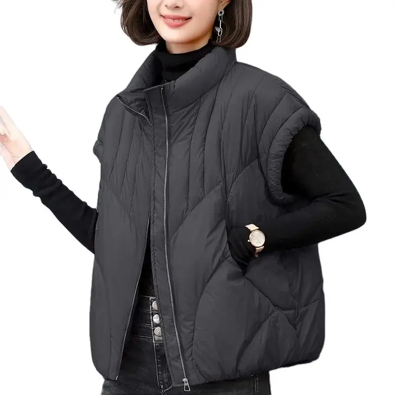 Fashion Design Lightweight And Thin Soft Down Cotton Vest Female 2023 Autumn Winter Cotton Jacket Casual Warm Women's Waistcoat
Fashion Design Lightweight And Thin Soft Down Cotton Vest Female 2023 Autumn Winter Cotton Jacket Casual Warm Women's Waistcoat