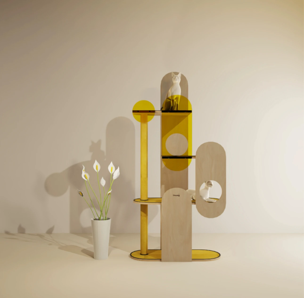 Cat jumping platform bird-watching platform color acrylic cat grab column viewing platform
Cat jumping platform bird-watching platform color acrylic cat grab column viewing platform