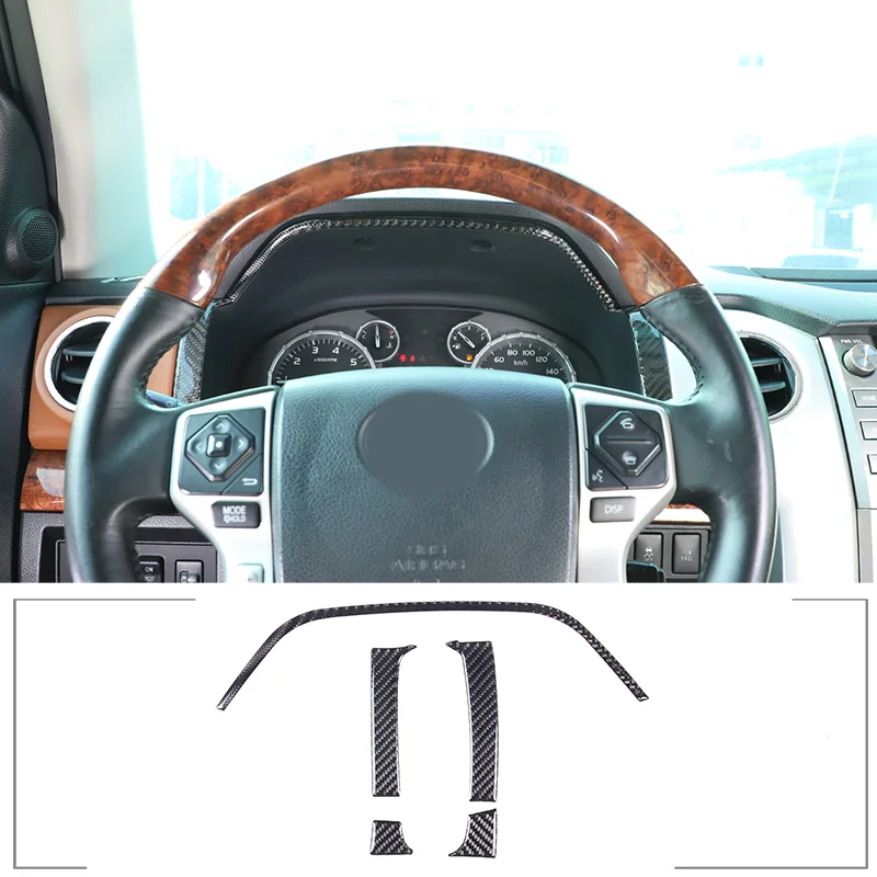 For Toyota Tundra 2014-2018 Car Dashboard Tachometer Panel Decorative Cover Sticker Soft Carbon Fiber Interior Accessories 5 Pcs
For Toyota Tundra 2014-2018 Car Dashboard Tachometer Panel Decorative Cover Sticker Soft Carbon Fiber Interior Accessories 5 Pcs