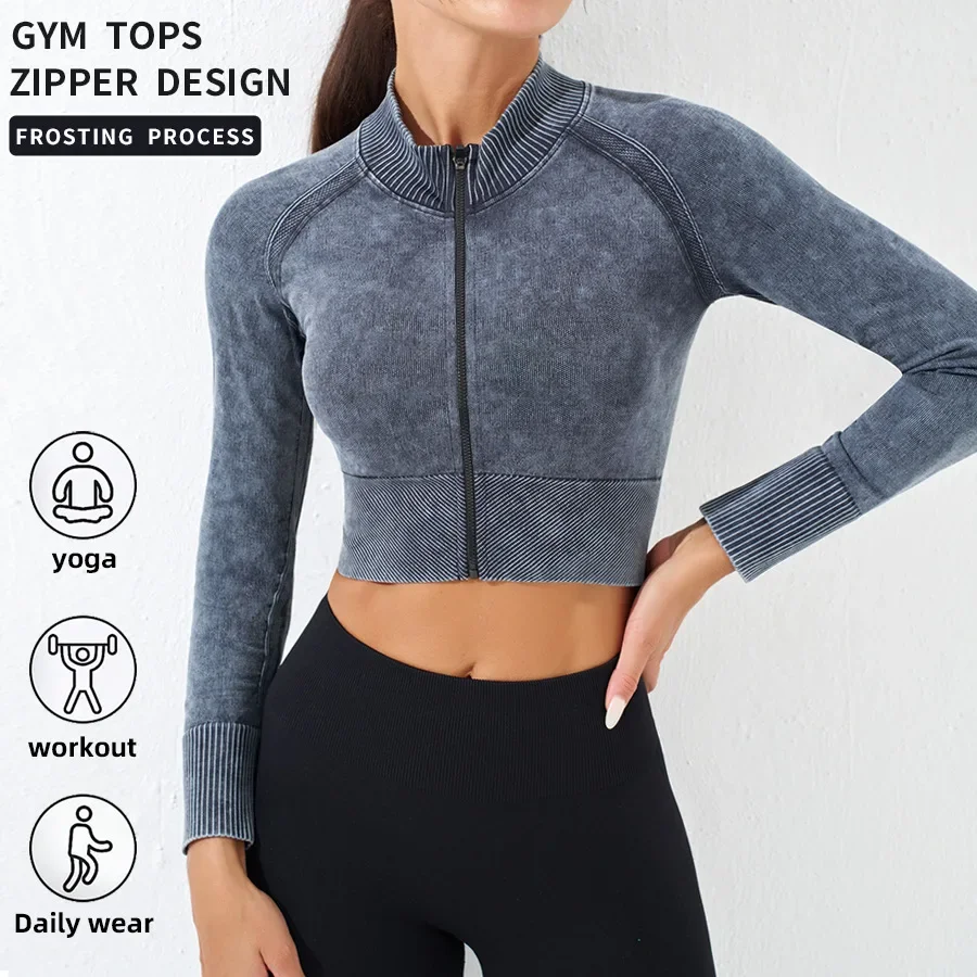 Women's Tracksuit Jacket Slim Fit Long Sleeve Fitness Sports Coat Yoga Crop Tops Ladies Training Gym Jacket Workout Sweatshirts
Women's Tracksuit Jacket Slim Fit Long Sleeve Fitness Sports Coat Yoga Crop Tops Ladies Training Gym Jacket Workout Sweatshirts