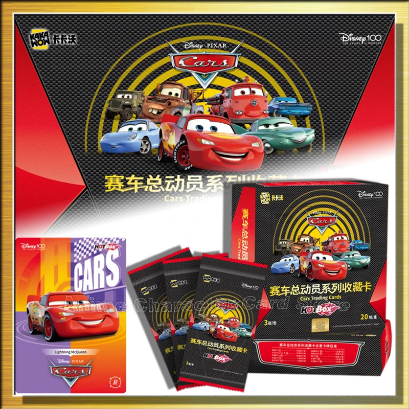 KAKAWOW Disney 100 Pixer Cars Trading Card Anime Cartoon Flash Collection Cards Kids Toy Speed Cenral 2023 Hotbox Children Gifts
KAKAWOW Disney 100 Pixer Cars Trading Card Anime Cartoon Flash Collection Cards Kids Toy Speed Cenral 2023 Hotbox Children Gifts