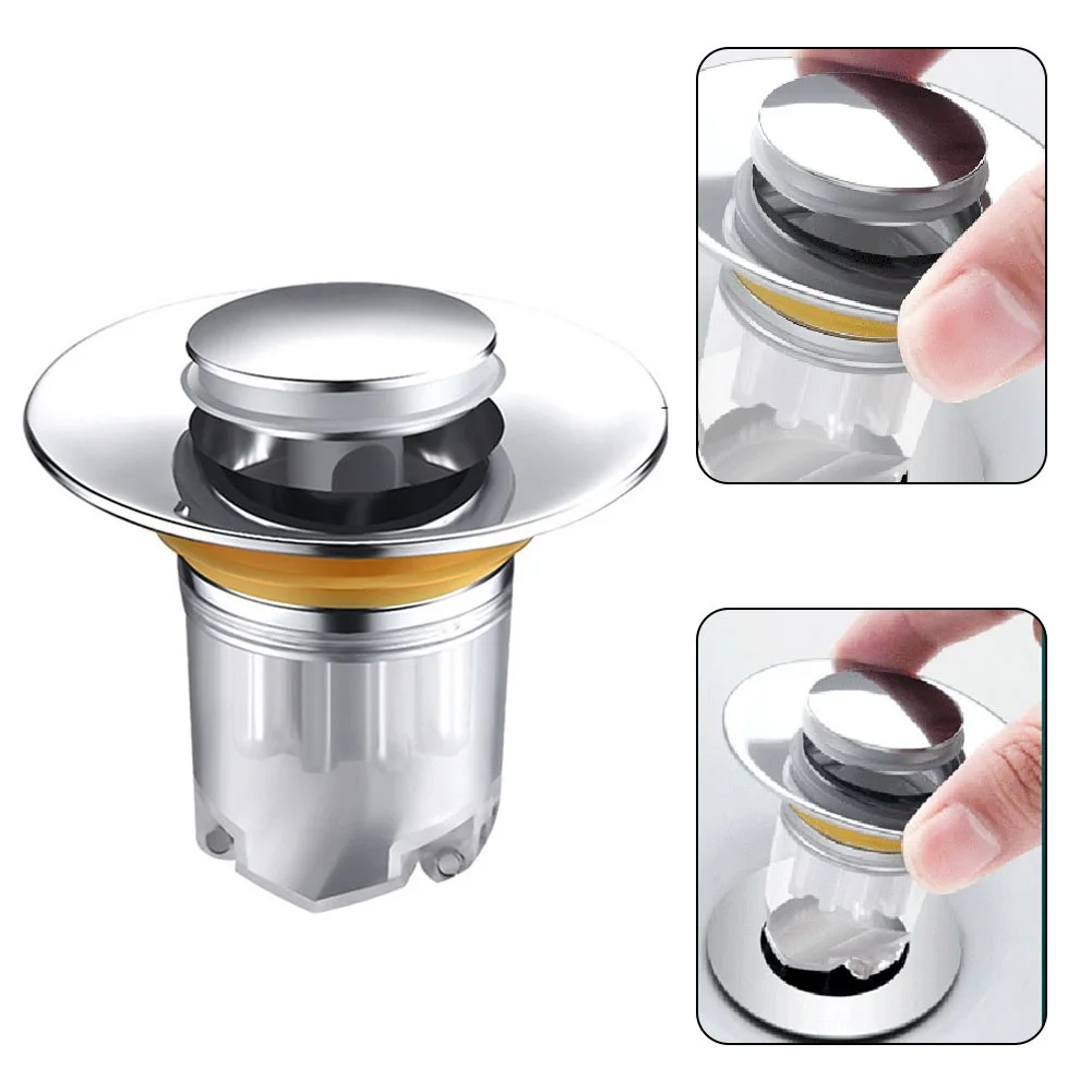 Universal Brass Bathroom Sink Stopper Bullet Core Basin Filter Pop-Up Drain Filter Bathtub Converter Sink Drain Strainer Plug
Universal Brass Bathroom Sink Stopper Bullet Core Basin Filter Pop-Up Drain Filter Bathtub Converter Sink Drain Strainer Plug