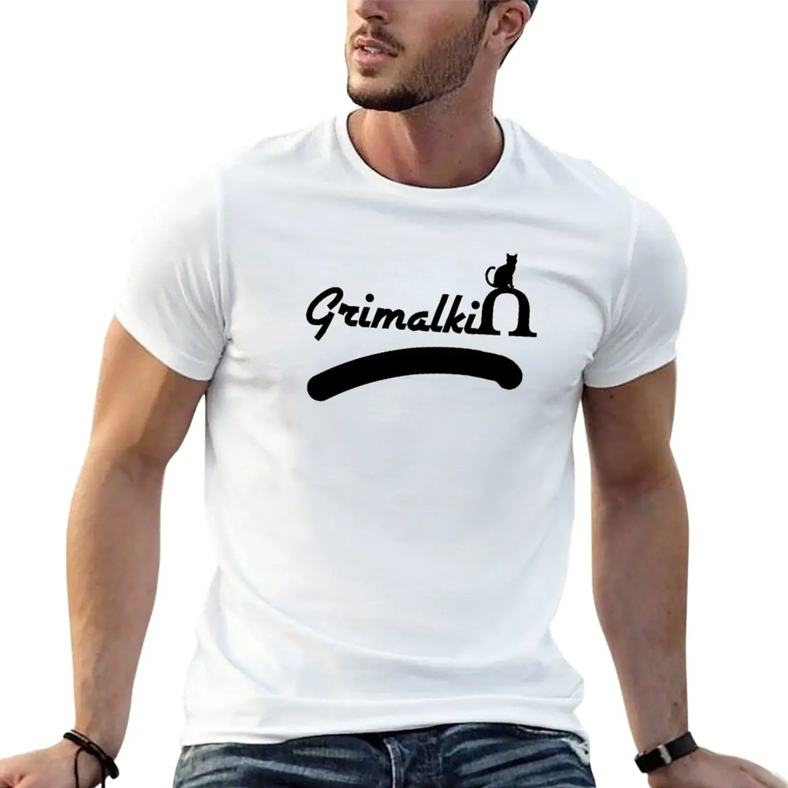 

grimalkin T-Shirt customizeds summer top animal prinfor boys mens vintage t shirts
