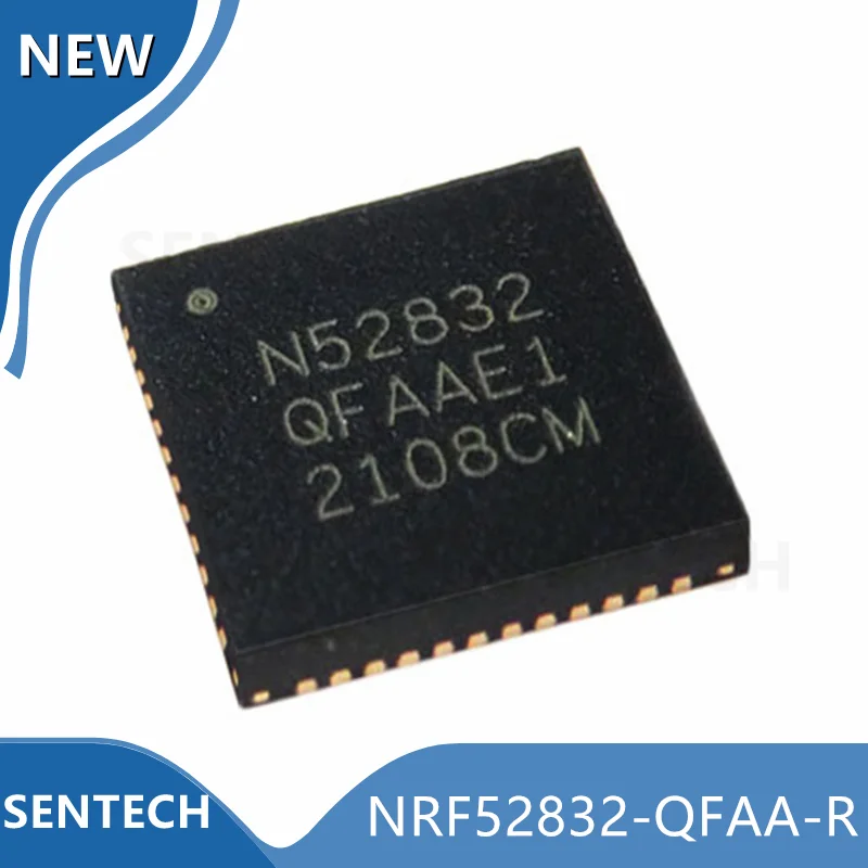 

(5-10piece) New NRF52832-QFAA NRF52832 NRF52832QFAA NRF52832-QFAA-R N52832 QFN-48 Chipset