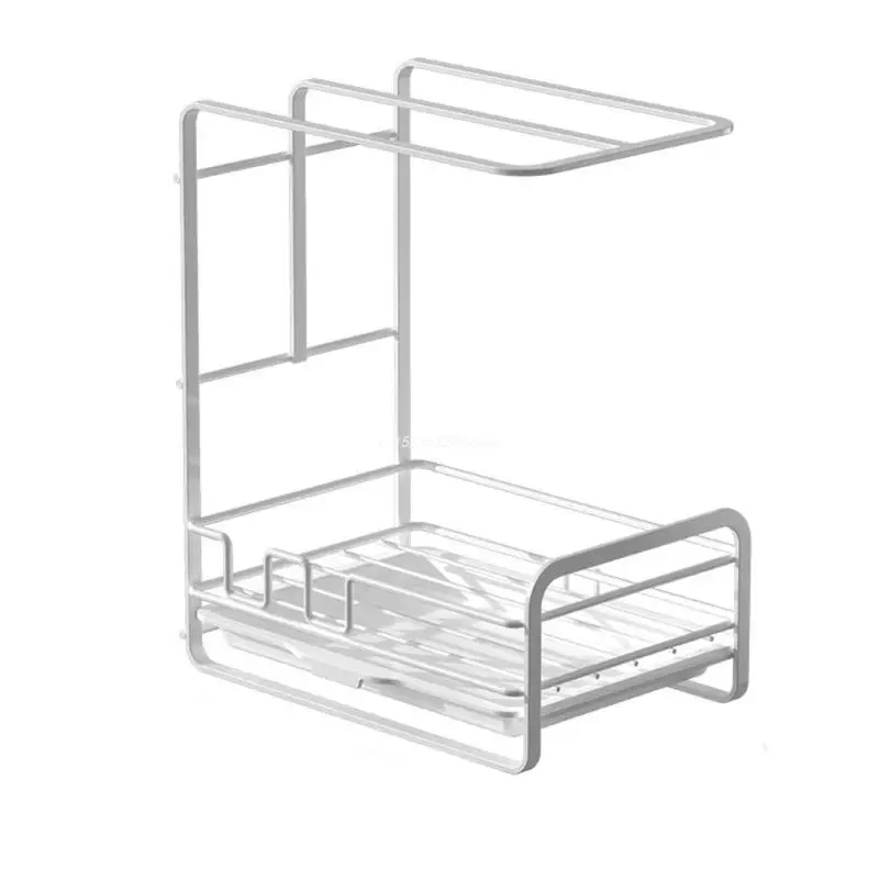 Kitchen Iron Rags Rack with Drain Tray Sponge Cleaning Cloth Soap Brush Holder Dropship
Kitchen Iron Rags Rack with Drain Tray Sponge Cleaning Cloth Soap Brush Holder Dropship
