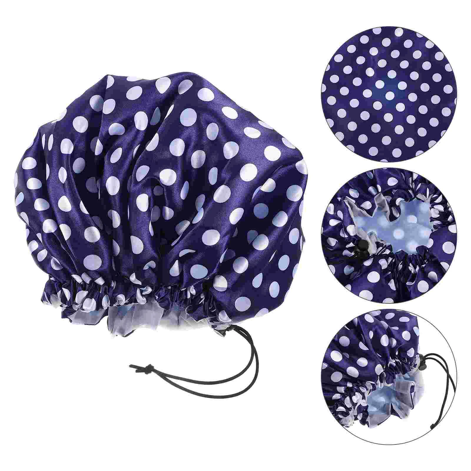 Shower Cap Bath Cap Reusable Shower Hat Double Layers Sauna Hat Showering Accessory
Shower Cap Bath Cap Reusable Shower Hat Double Layers Sauna Hat Showering Accessory