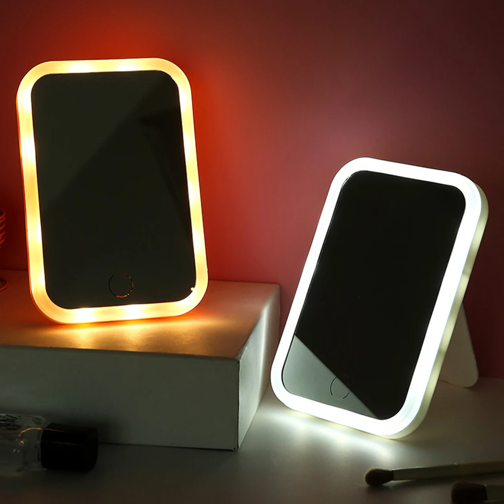 Rechargeable 8.5inch HD Touch Screen Makeup Mirror 3 Colors LED Light Stepless Dimming Dressing Cosmetic Mirror Home Travel Use
Rechargeable 8.5inch HD Touch Screen Makeup Mirror 3 Colors LED Light Stepless Dimming Dressing Cosmetic Mirror Home Travel Use