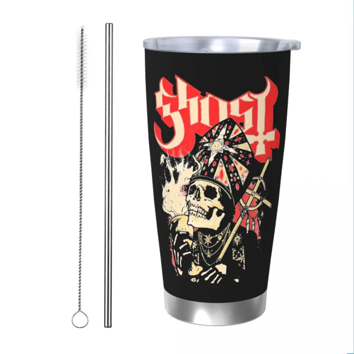 Ghost Music Tumbler Vacuum Insulated Rock Thermal Cup Stainless Steel Car Mugs Spill Proof, 20oz
Ghost Music Tumbler Vacuum Insulated Rock Thermal Cup Stainless Steel Car Mugs Spill Proof, 20oz
