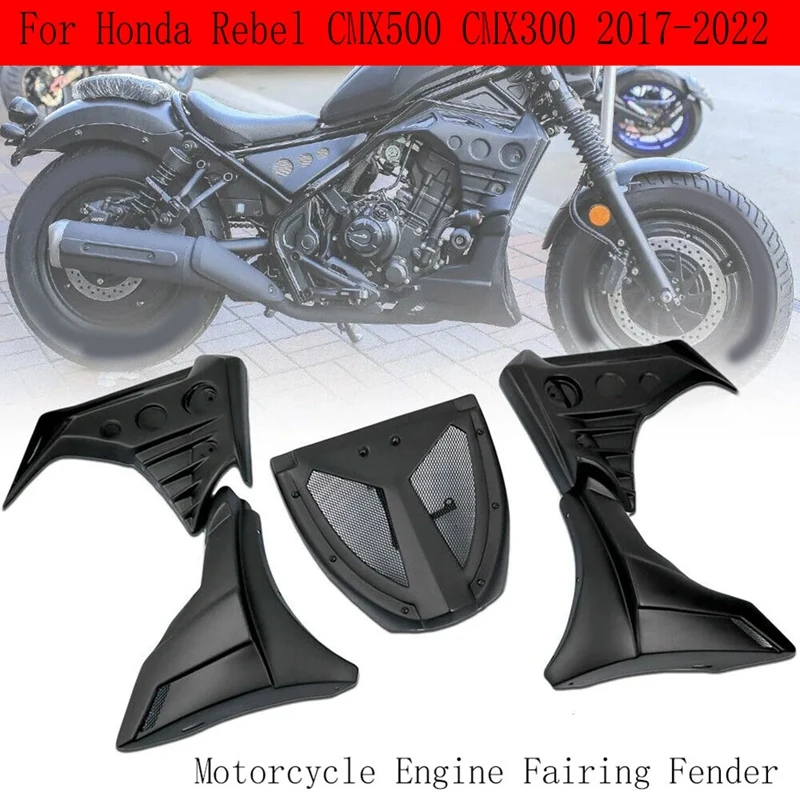 Motorcycle Parts Engine Frame Fairing Cover For Honda Rebel CMX500 CMX300 2017-2022
Motorcycle Parts Engine Frame Fairing Cover For Honda Rebel CMX500 CMX300 2017-2022