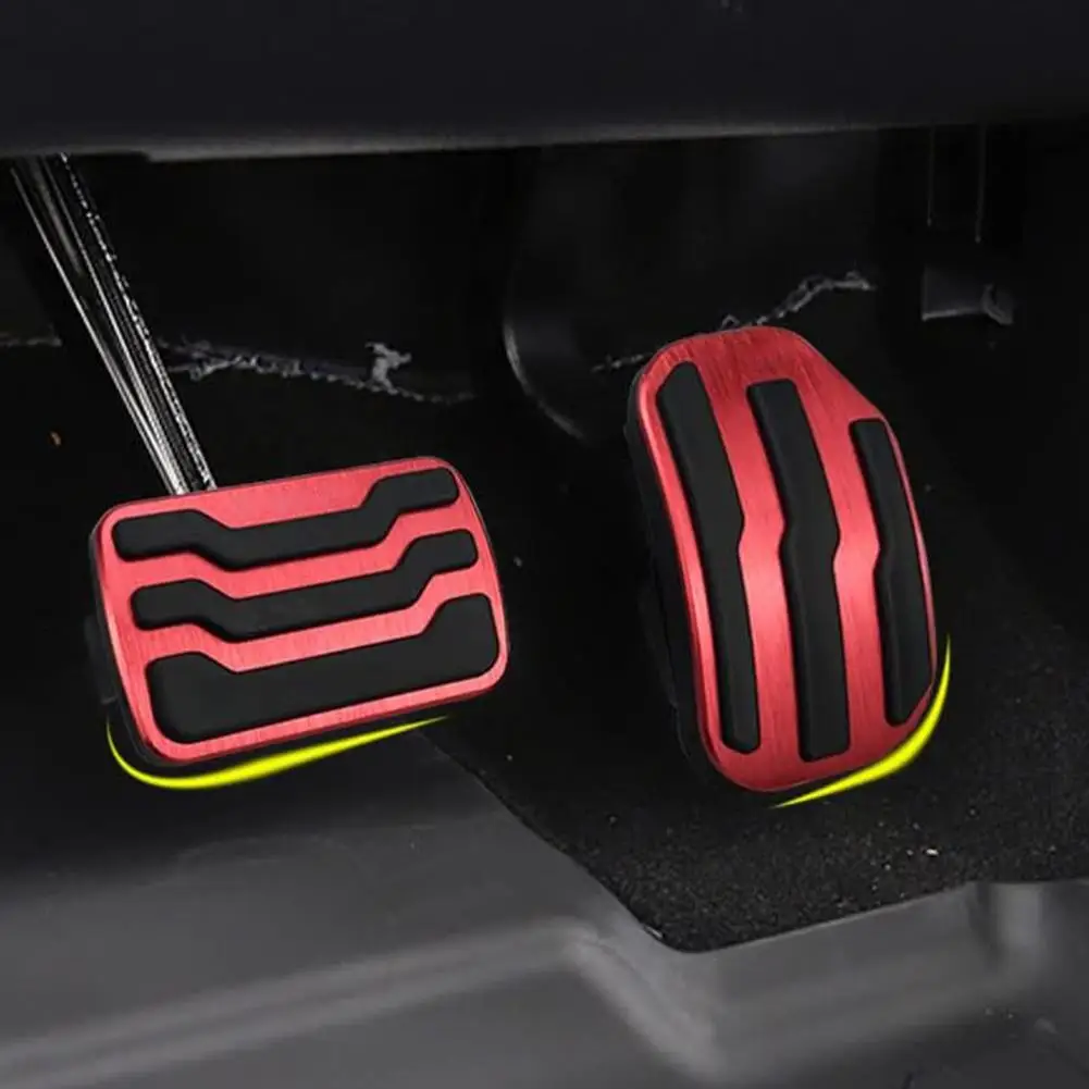 2PCS Anti-Slip Aluminum Brake Gas Pedal Pads No Drilling Accelerator Pedal Covers Auto Interior Accessories
2PCS Anti-Slip Aluminum Brake Gas Pedal Pads No Drilling Accelerator Pedal Covers Auto Interior Accessories