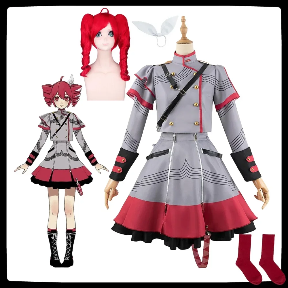 Anime UTAU Virtual Singer Kasane Teto Cosplay Costume Wig Halloween ACGN Animation Performance Clothes
Anime UTAU Virtual Singer Kasane Teto Cosplay Costume Wig Halloween ACGN Animation Performance Clothes