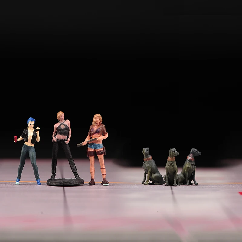 Painted Miniature Handmade 1/64 Mini Figure Cool Punk Beauty Girl Dog Props Doll Figures Model Creative Photography Scence
Painted Miniature Handmade 1/64 Mini Figure Cool Punk Beauty Girl Dog Props Doll Figures Model Creative Photography Scence