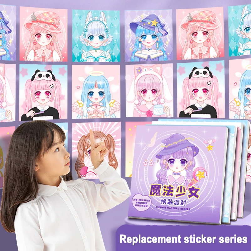 1PCS Kababa Bear Changing Decal Girl Children's Toy Beautiful Princess Changing Makeup Decal Cartoon Ancient Character Makeup
1PCS Kababa Bear Changing Decal Girl Children's Toy Beautiful Princess Changing Makeup Decal Cartoon Ancient Character Makeup