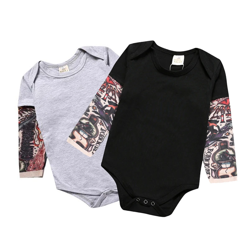 Baby Bodysuit Boys Girls Tattoo Printed Patchwork Jumpsuit Newborn Costume Casual Outfits Toddler Infant Kids Clothes Bodysuits
Baby Bodysuit Boys Girls Tattoo Printed Patchwork Jumpsuit Newborn Costume Casual Outfits Toddler Infant Kids Clothes Bodysuits