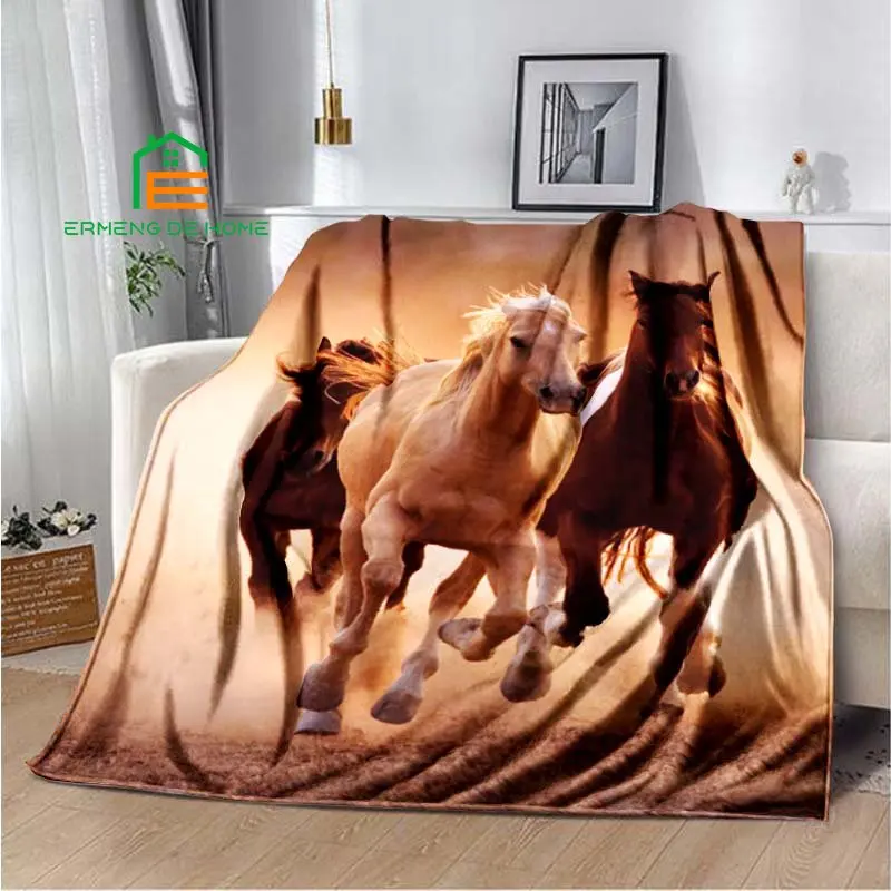 Animal Horse Pattern Throw Blanket Warm Blanket for Home, Picnic, Travel, Office,Plane for Adults, Kids, Elderly 5 Sizes
Animal Horse Pattern Throw Blanket Warm Blanket for Home, Picnic, Travel, Office,Plane for Adults, Kids, Elderly 5 Sizes